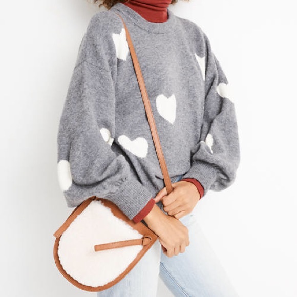 Madewell Knot Crossbody Bag in Shearling - Picture 5 of 8